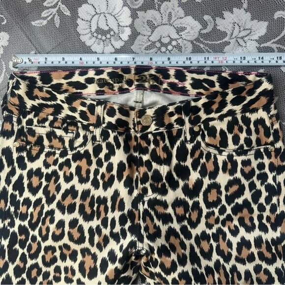 Kate Spade Broome Street Leopard Print Jeans Sz 26 - Picture 14 of 16